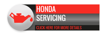 Black, grey and red Honda Servicing call to action button, with image of oil can